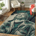Kurt Cobain 8 Musiker Teppich, Teppiche - Outdoor Teppich, Teppich Wohnzimmer, Küchenteppich, Kinderzimmer, Modern