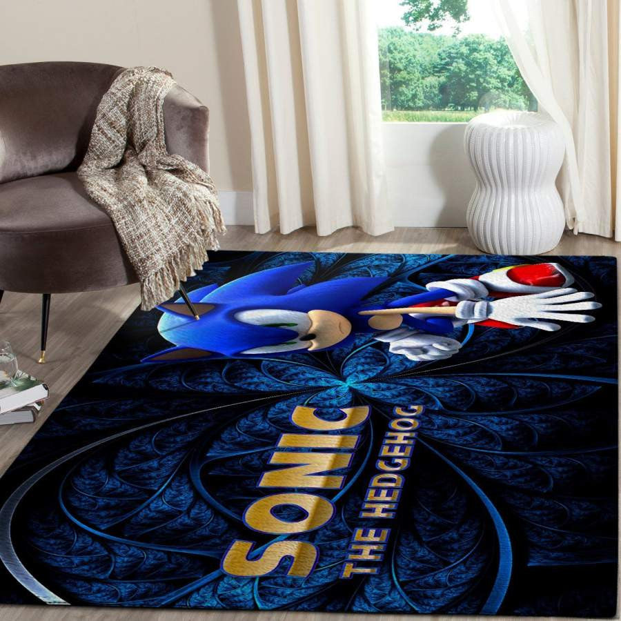 Sonic The Hedgehog Gaming Gfd 10117 Teppich, Teppiche - Outdoor Teppich, Teppich Wohnzimmer, Küchenteppich, Kinderzimmer, Modern