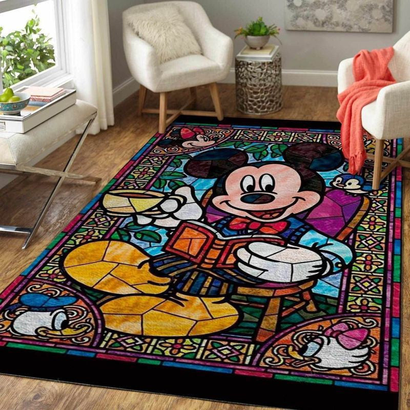 Micky Maus Disney 53 Teppich, Teppiche - Outdoor Teppich, Teppich Wohnzimmer, Küchenteppich, Kinderzimmer, Modern