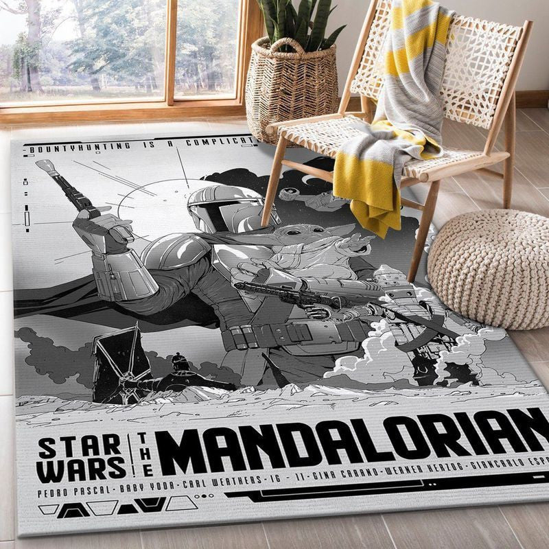 Mandalorianischer Star Wars 26 Teppich, Teppiche - Outdoor Teppich, Teppich Wohnzimmer, Küchenteppich, Kinderzimmer, Modern