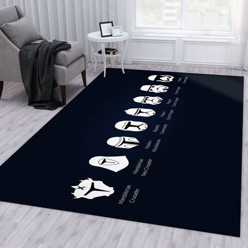 Mandalorianischer Star Wars 15 Teppich, Teppiche - Outdoor Teppich, Teppich Wohnzimmer, Küchenteppich, Kinderzimmer, Modern