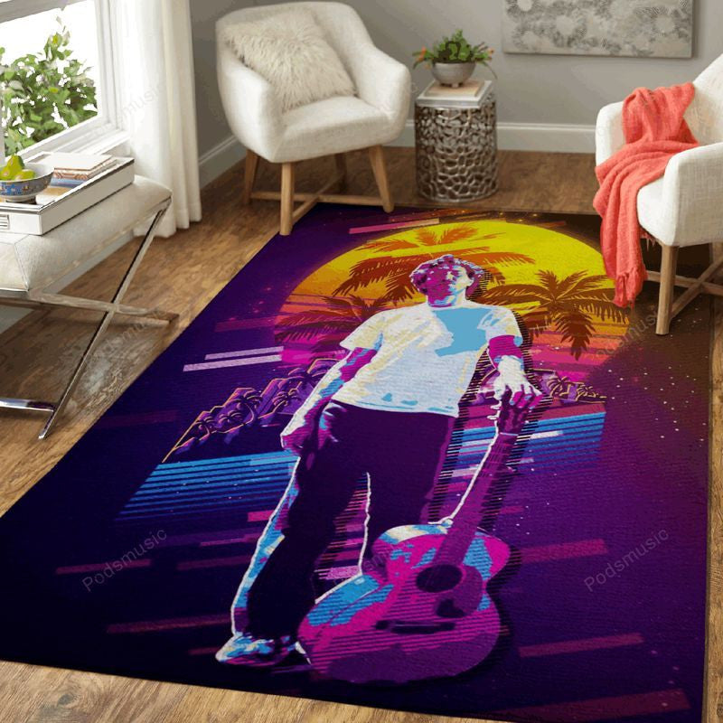 John Frusciantework Music Synthwave 80S-Bereich Teppich, Teppiche - Outdoor Teppich, Teppich Wohnzimmer, Küchenteppich, Kinderzimmer, Modern