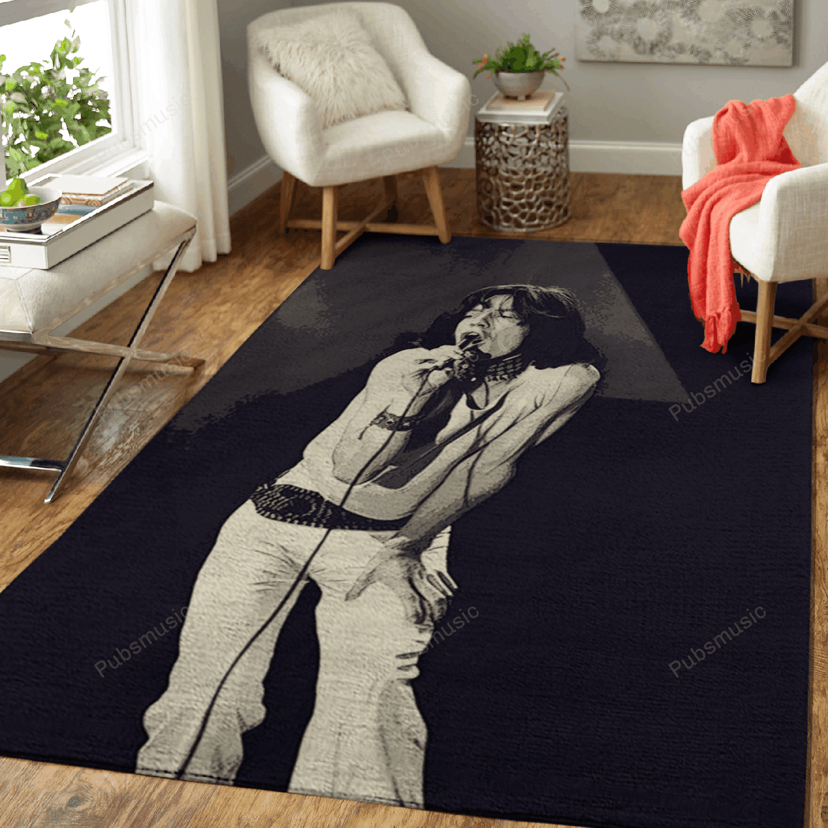 Mick Jagger 8 Musiker für Fans Teppich, Teppiche - Outdoor Teppich, Teppich Wohnzimmer, Küchenteppich, Kinderzimmer, Modern