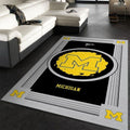 Michigan Wolverines Ncaa 1 Teppich, Teppiche - Outdoor Teppich, Teppich Wohnzimmer, Küchenteppich, Kinderzimmer, Modern