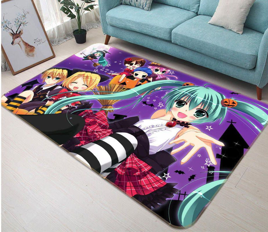 Hatsune Miku-Anime 76 Teppich, Teppiche - Outdoor Teppich, Teppich Wohnzimmer, Küchenteppich, Kinderzimmer, Modern