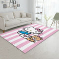 Hallo Kitty 23 Teppich, Teppiche - Outdoor Teppich, Teppich Wohnzimmer, Küchenteppich, Kinderzimmer, Modern