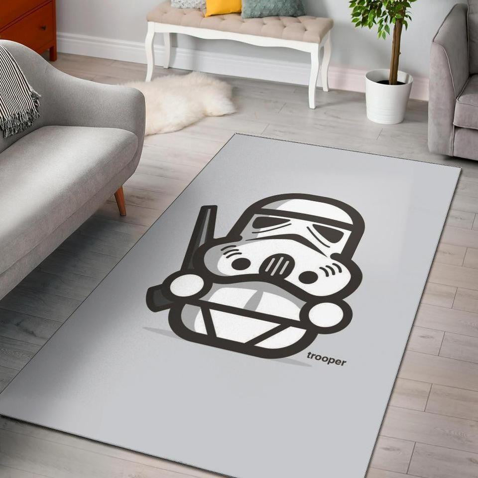 Stormtrooper Area Star Wars Movies Schlafzimmer Teppich, Teppiche - Outdoor Teppich, Teppich Wohnzimmer, Küchenteppich, Kinderzimmer, Modern