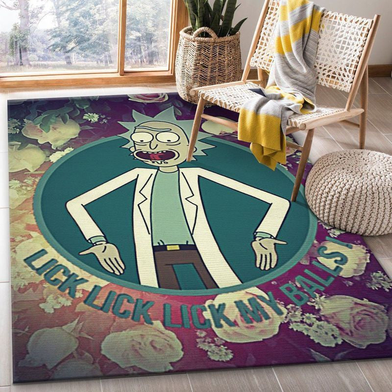 Rick and Morty 47 Area Bodendekoration und Teppich, Teppiche - Outdoor Teppich, Teppich Wohnzimmer, Küchenteppich, Kinderzimmer, Modern