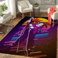 Johnny Rotten 80Swork Musik Synthwave 80S Teppich, Teppiche - Outdoor Teppich, Teppich Wohnzimmer, Küchenteppich, Kinderzimmer, Modern