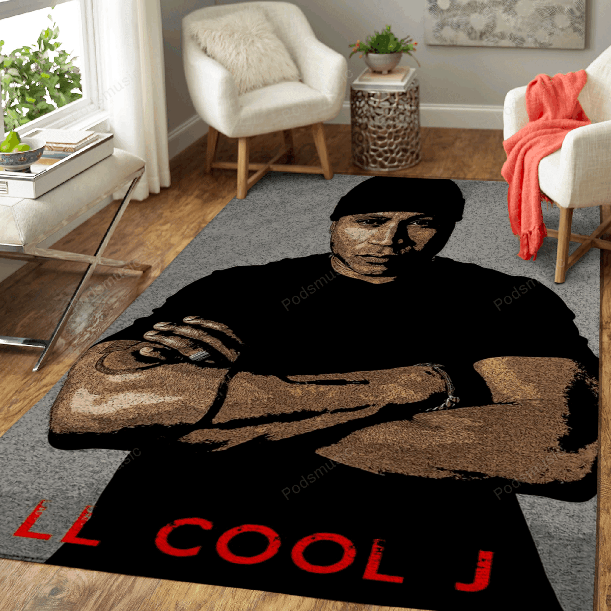 Ll Cool J Musik für Fans Teppich, Teppiche - Outdoor Teppich, Teppich Wohnzimmer, Küchenteppich, Kinderzimmer, Modern