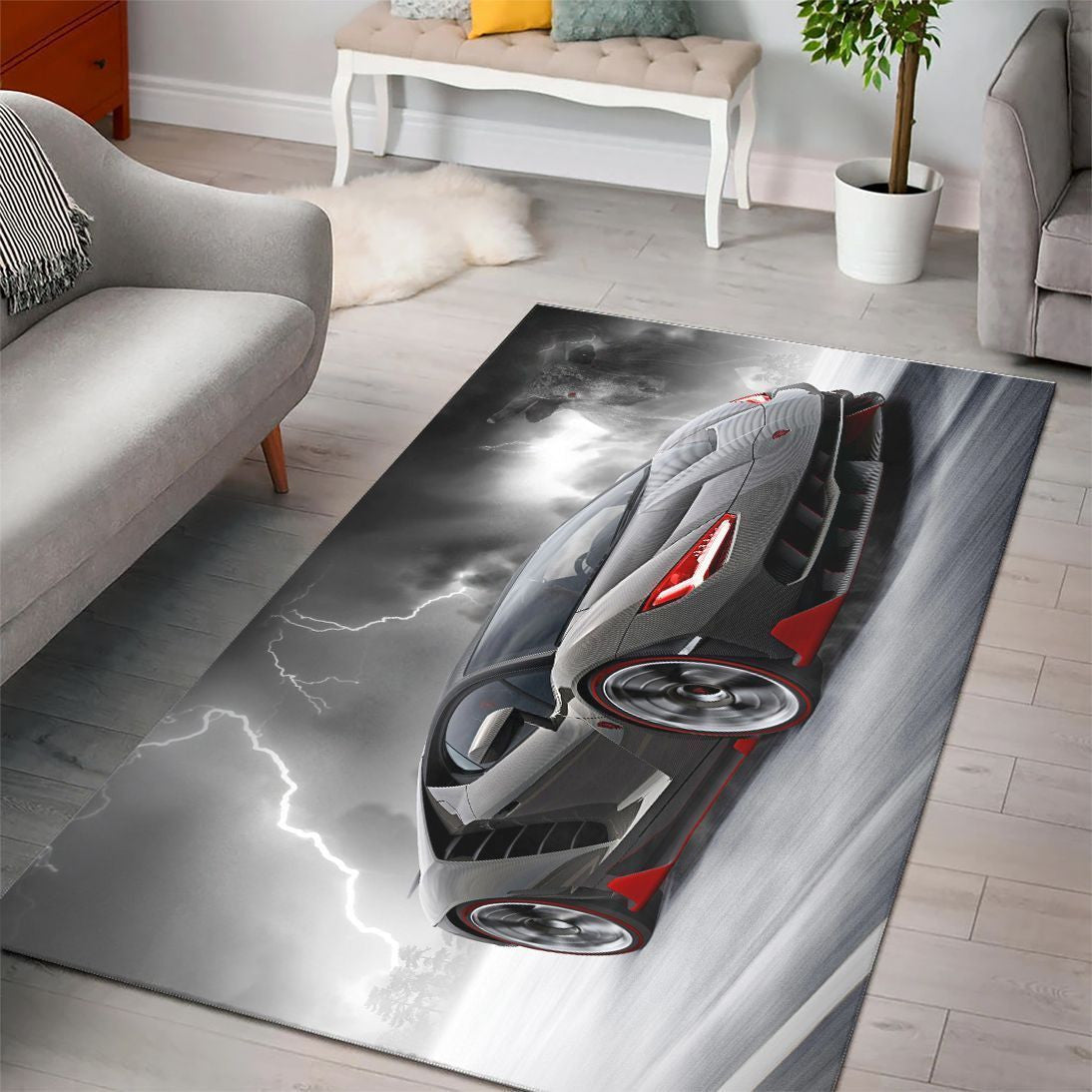 Lamborghini Aventador Super Cars Fn200234 Bereich Teppich, Teppiche - Outdoor Teppich, Teppich Wohnzimmer, Küchenteppich, Kinderzimmer, Modern