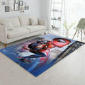 Marvel Comics Spider Man Avengers in der Stadt Teppich, Teppiche - Outdoor Teppich, Teppich Wohnzimmer, Küchenteppich, Kinderzimmer, Modern