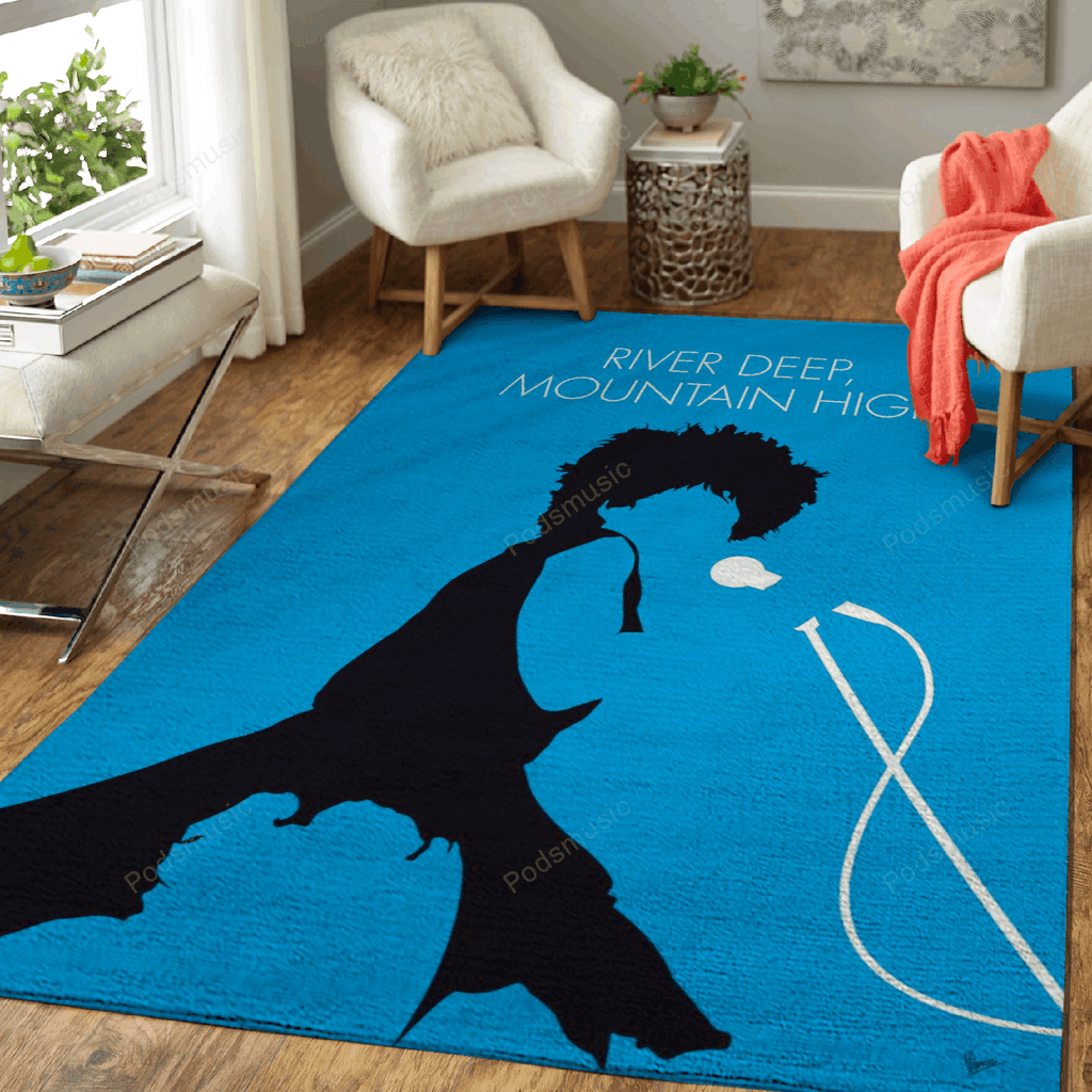No019 Meine Tina Turner Minimal Musicwork Minimal Musicworks für Fans Dekor Teppich, Teppiche - Outdoor Teppich, Teppich Wohnzimmer, Küchenteppich, Kinderzimmer, Modern