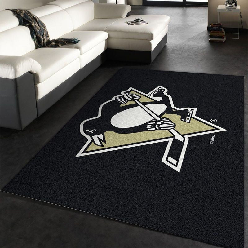 Nhl Spirit Pittsburgh Penguins 1 Teppich, Teppiche - Outdoor Teppich, Teppich Wohnzimmer, Küchenteppich, Kinderzimmer, Modern