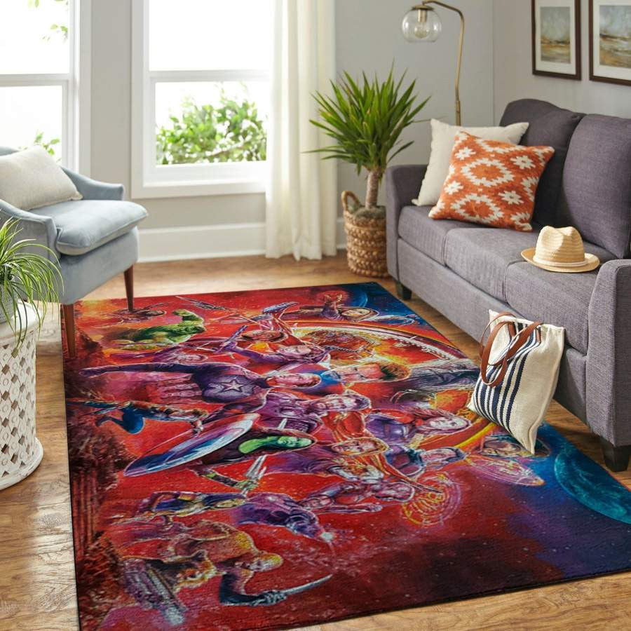 Marvel Superheld Avengers Movie Ofd 19120719 Teppich, Teppiche - Outdoor Teppich, Teppich Wohnzimmer, Küchenteppich, Kinderzimmer, Modern