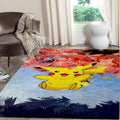 Pikachu Pokemon Anime Fn080223 Filmbereich Teppich, Teppiche - Outdoor Teppich, Teppich Wohnzimmer, Küchenteppich, Kinderzimmer, Modern