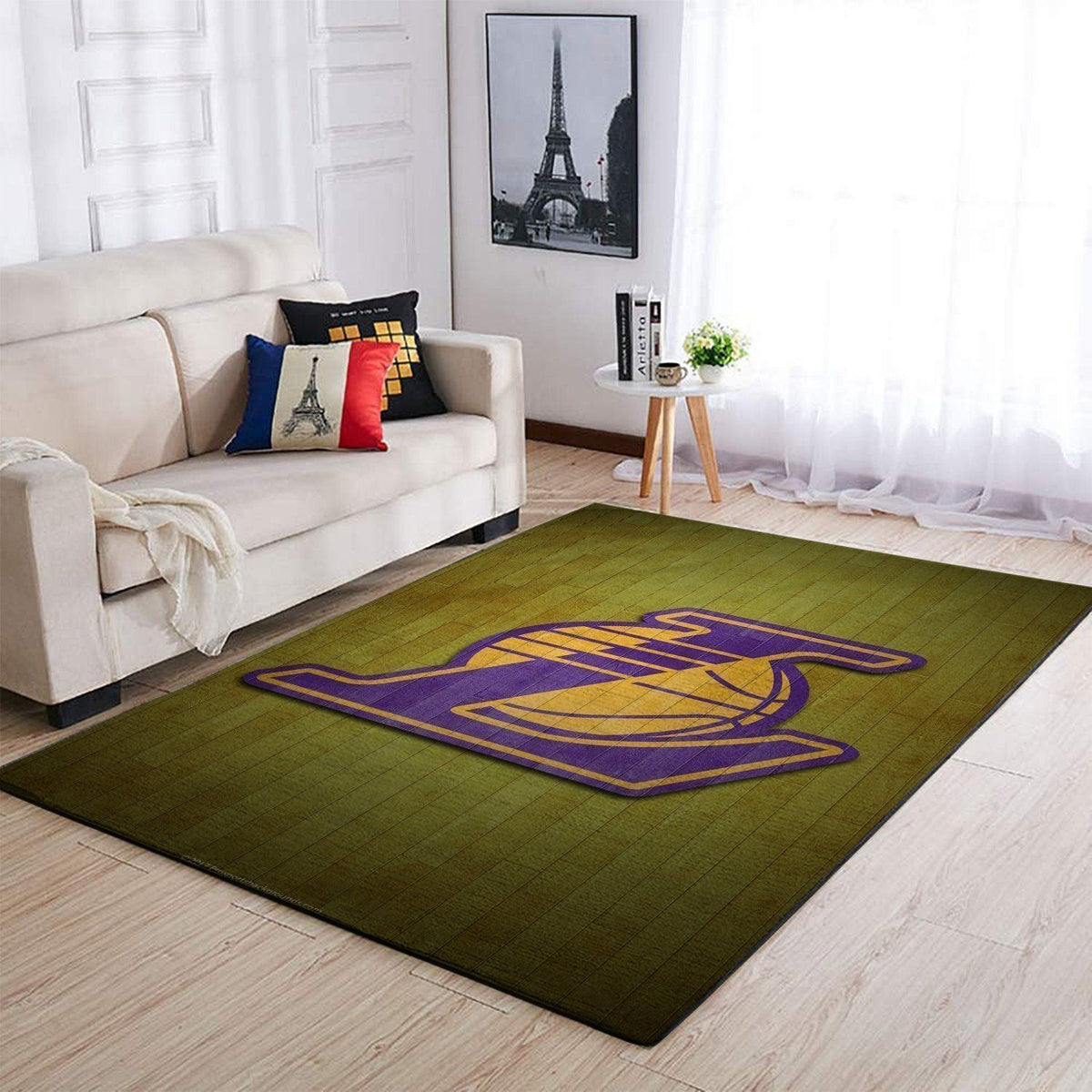Los Angeles Lakers Bereich NBA-Basketballteam Logo028 Teppich, Teppiche - Outdoor Teppich, Teppich Wohnzimmer, Küchenteppich, Kinderzimmer, Modern