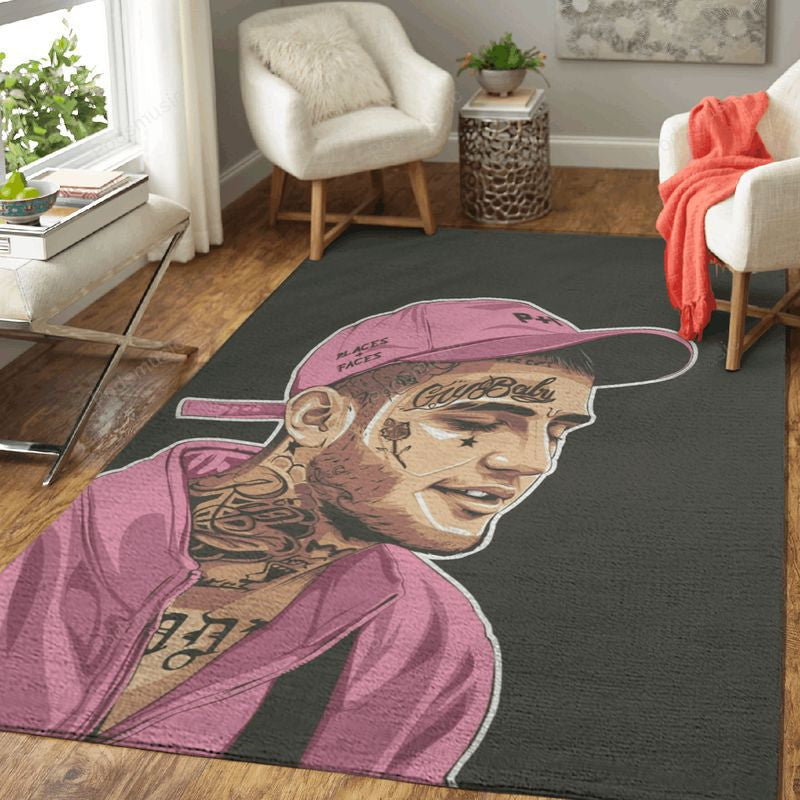 Lil Peep Musiker Teppich, Teppiche - Outdoor Teppich, Teppich Wohnzimmer, Küchenteppich, Kinderzimmer, Modern