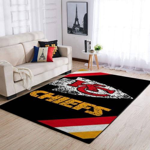 Kansas City Chiefs Area Nfl Football Team Logo014 Teppich, Teppiche - Outdoor Teppich, Teppich Wohnzimmer, Küchenteppich, Kinderzimmer, Modern