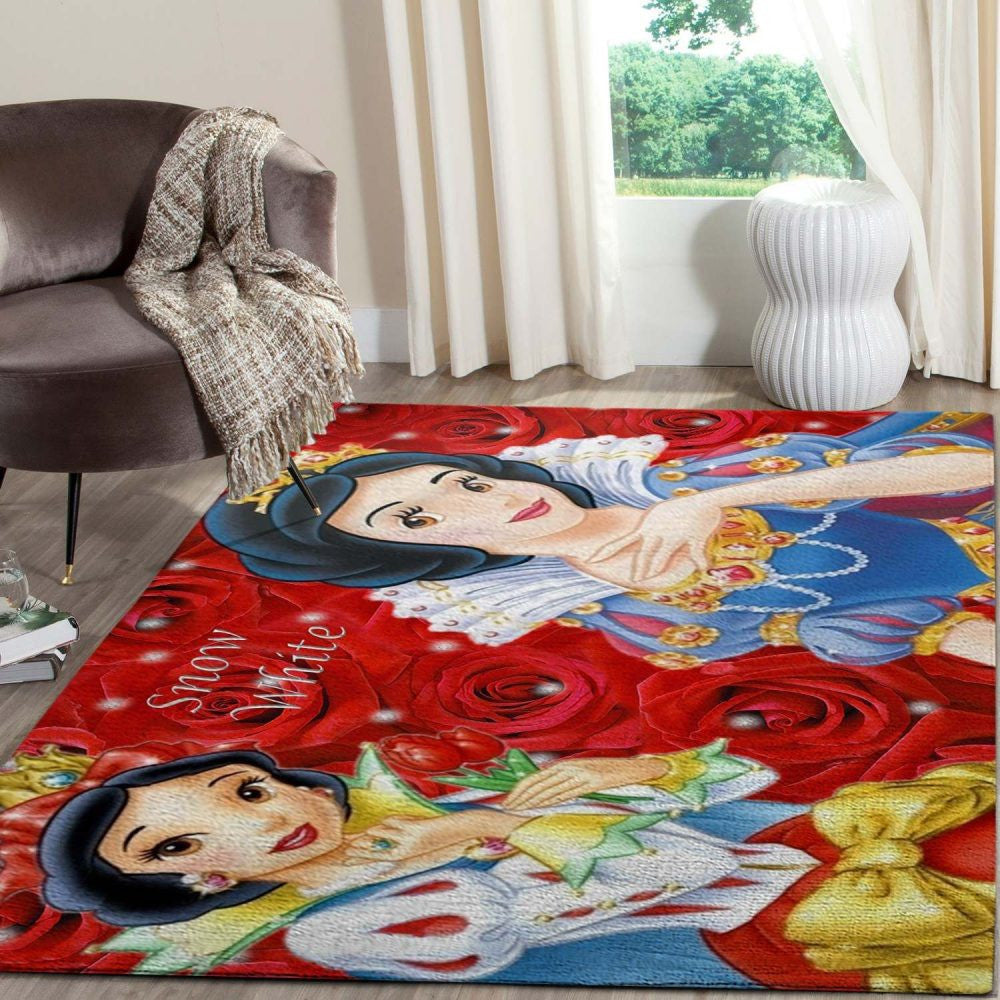 Schneewittchen Disney Prinzessinnen Charaktere Disney Filme 7 Teppich, Teppiche - Outdoor Teppich, Teppich Wohnzimmer, Küchenteppich, Kinderzimmer, Modern