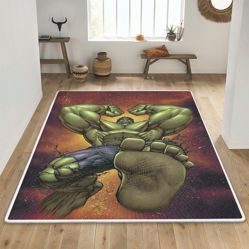 Marvel The Incredible Hulk Fangeschenk Marvel The Incredible Hulk Teppich, Teppiche - Outdoor Teppich, Teppich Wohnzimmer, Küchenteppich, Kinderzimmer, Modern