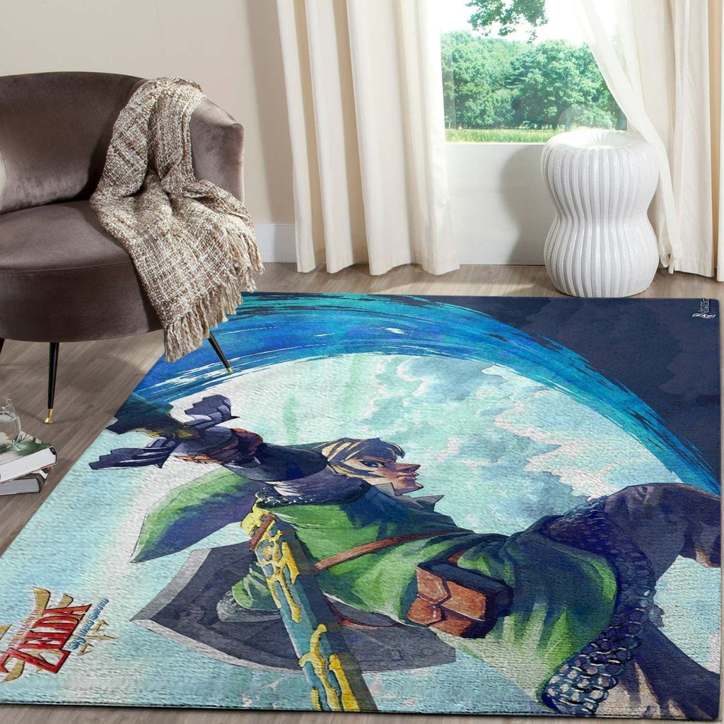 Legend Of Zelda-Logo-Spielbereich Fn181203 Teppich, Teppiche - Outdoor Teppich, Teppich Wohnzimmer, Küchenteppich, Kinderzimmer, Modern