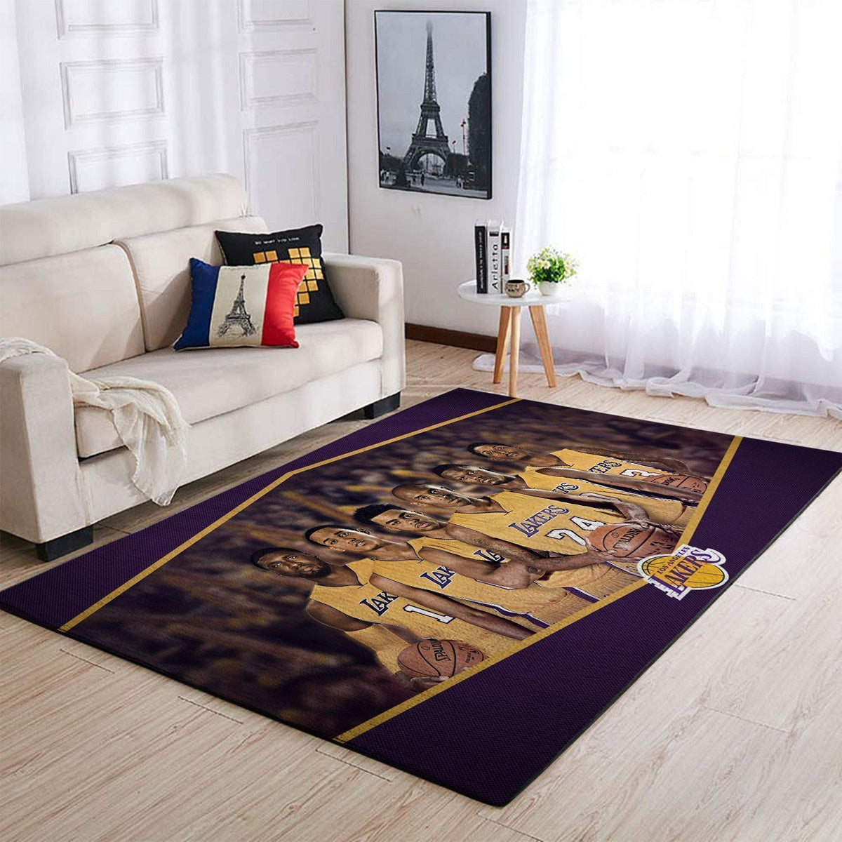 Los Angeles Lakers Bereich NBA-Basketballteam Logo015 Teppich, Teppiche - Outdoor Teppich, Teppich Wohnzimmer, Küchenteppich, Kinderzimmer, Modern