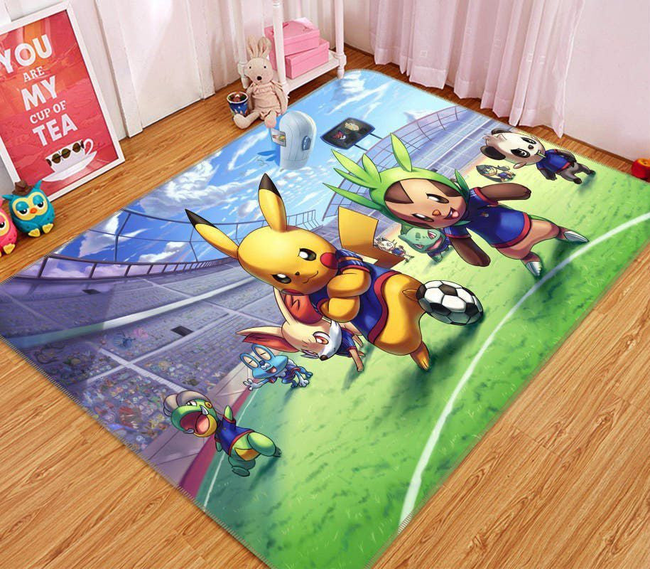 Pokémon Anime 17 Teppich, Teppiche - Outdoor Teppich, Teppich Wohnzimmer, Küchenteppich, Kinderzimmer, Modern