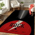 Rock-Vinyl-Musik für Fans Teppich, Teppiche - Outdoor Teppich, Teppich Wohnzimmer, Küchenteppich, Kinderzimmer, Modern