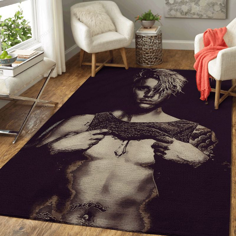 Justin Bieber Musik III Teppich, Teppiche - Outdoor Teppich, Teppich Wohnzimmer, Küchenteppich, Kinderzimmer, Modern