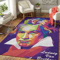 Ludwig Van Beethoven Musik für Fans Teppich, Teppiche - Outdoor Teppich, Teppich Wohnzimmer, Küchenteppich, Kinderzimmer, Modern