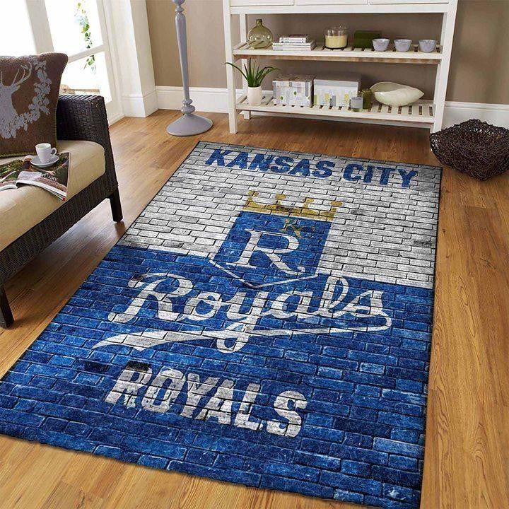 Kansas City Royals Mlb Baseballbereich Baseball003 Teppich, Teppiche - Outdoor Teppich, Teppich Wohnzimmer, Küchenteppich, Kinderzimmer, Modern