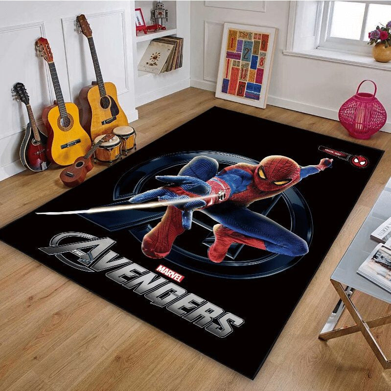 Spider-Man Marvel 9 Teppich, Teppiche - Outdoor Teppich, Teppich Wohnzimmer, Küchenteppich, Kinderzimmer, Modern