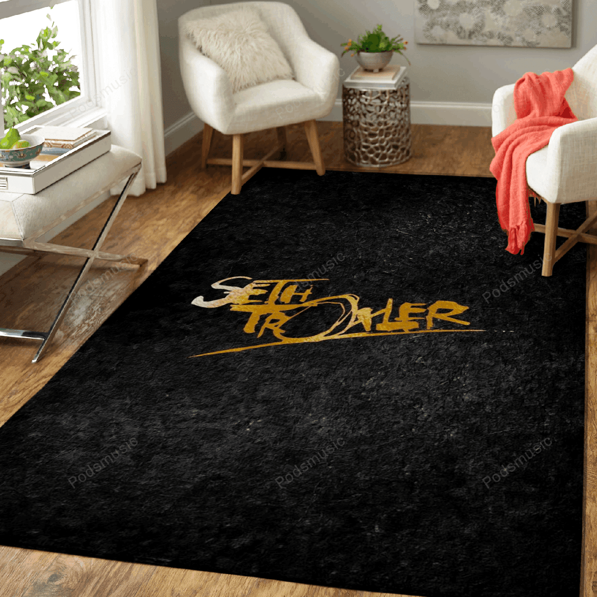 Seth Trover Goldabzeichen für Fans Teppich, Teppiche - Outdoor Teppich, Teppich Wohnzimmer, Küchenteppich, Kinderzimmer, Modern