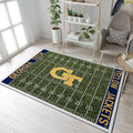 NFL-Fußballfans Georgia Tech Yellow Jackets Field Teppich, Teppiche - Outdoor Teppich, Teppich Wohnzimmer, Küchenteppich, Kinderzimmer, Modern
