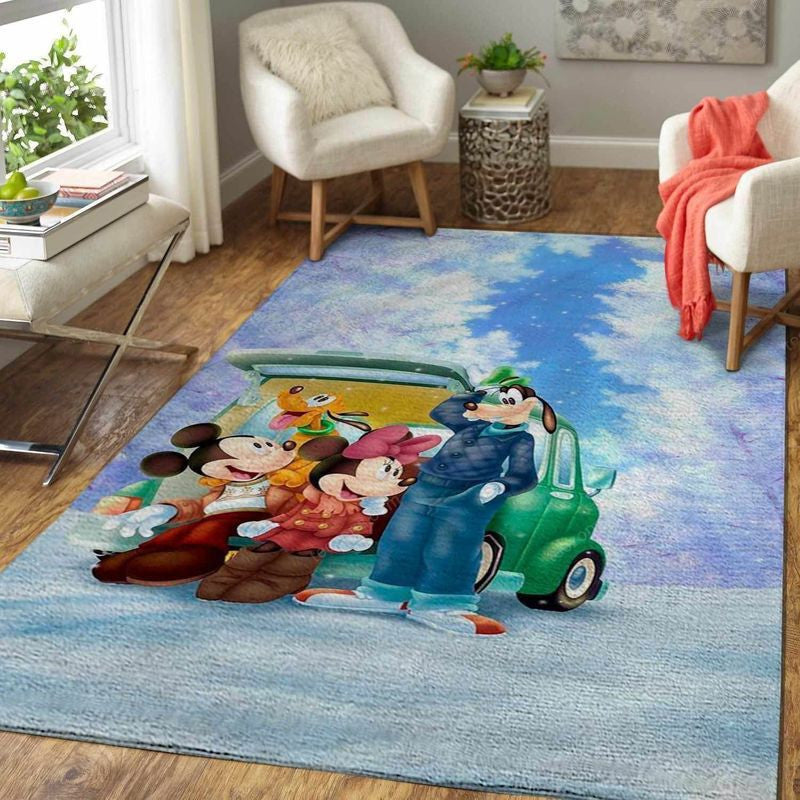 Mickey Maus Klubhaus Teppich, Teppiche - Outdoor Teppich, Teppich Wohnzimmer, Küchenteppich, Kinderzimmer, Modern