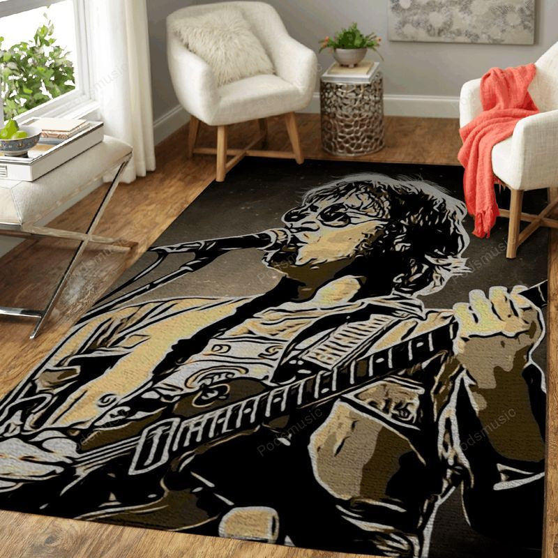 John Lennon 1 Musikmalerei Teppich, Teppiche - Outdoor Teppich, Teppich Wohnzimmer, Küchenteppich, Kinderzimmer, Modern
