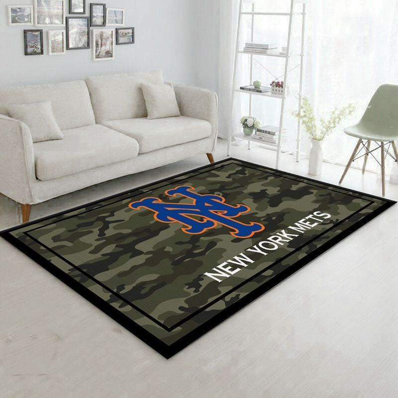 New York Mets Mlb 3 Teppich, Teppiche - Outdoor Teppich, Teppich Wohnzimmer, Küchenteppich, Kinderzimmer, Modern