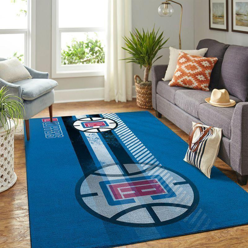 La Clippers-Bereichs-NBA-Basketball-Team-Logo Teppich, Teppiche - Outdoor Teppich, Teppich Wohnzimmer, Küchenteppich, Kinderzimmer, Modern