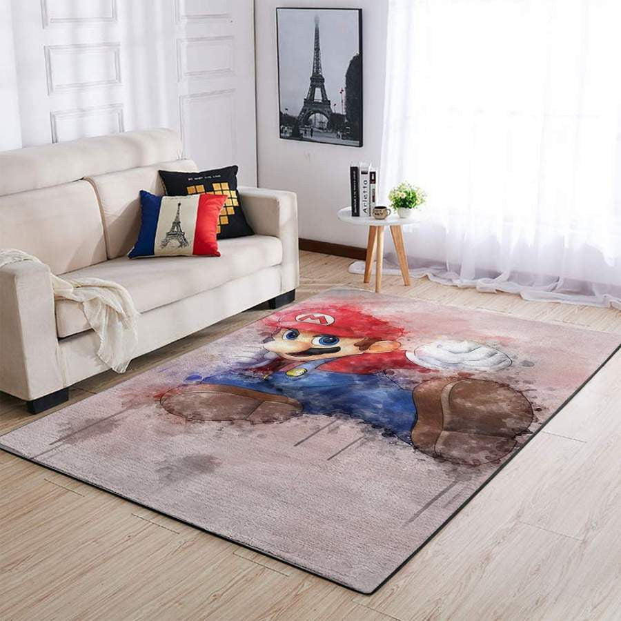 Mario Gaming Floor Decor 1910102 Teppich, Teppiche - Outdoor Teppich, Teppich Wohnzimmer, Küchenteppich, Kinderzimmer, Modern