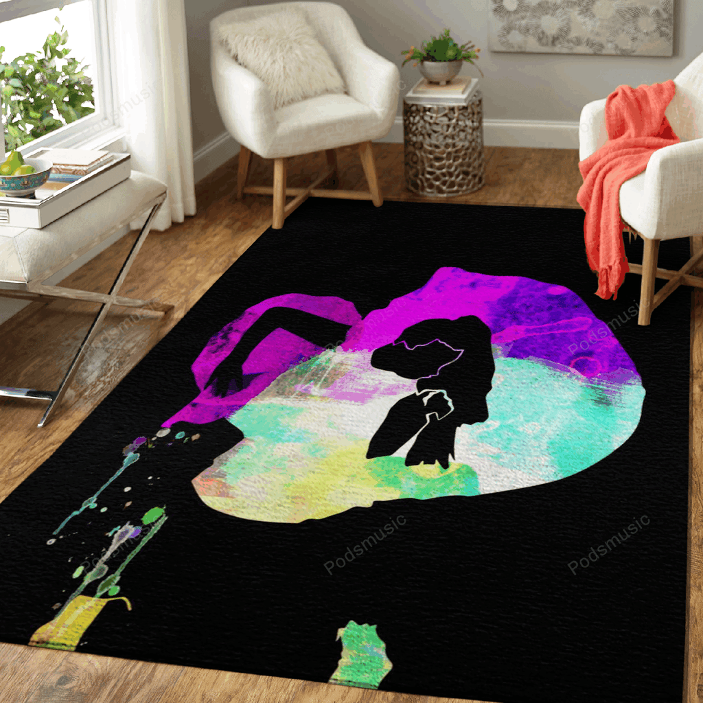 Lady Gaga Aquarell-Musiklegenden auf der Bühne für Fans Teppich, Teppiche - Outdoor Teppich, Teppich Wohnzimmer, Küchenteppich, Kinderzimmer, Modern