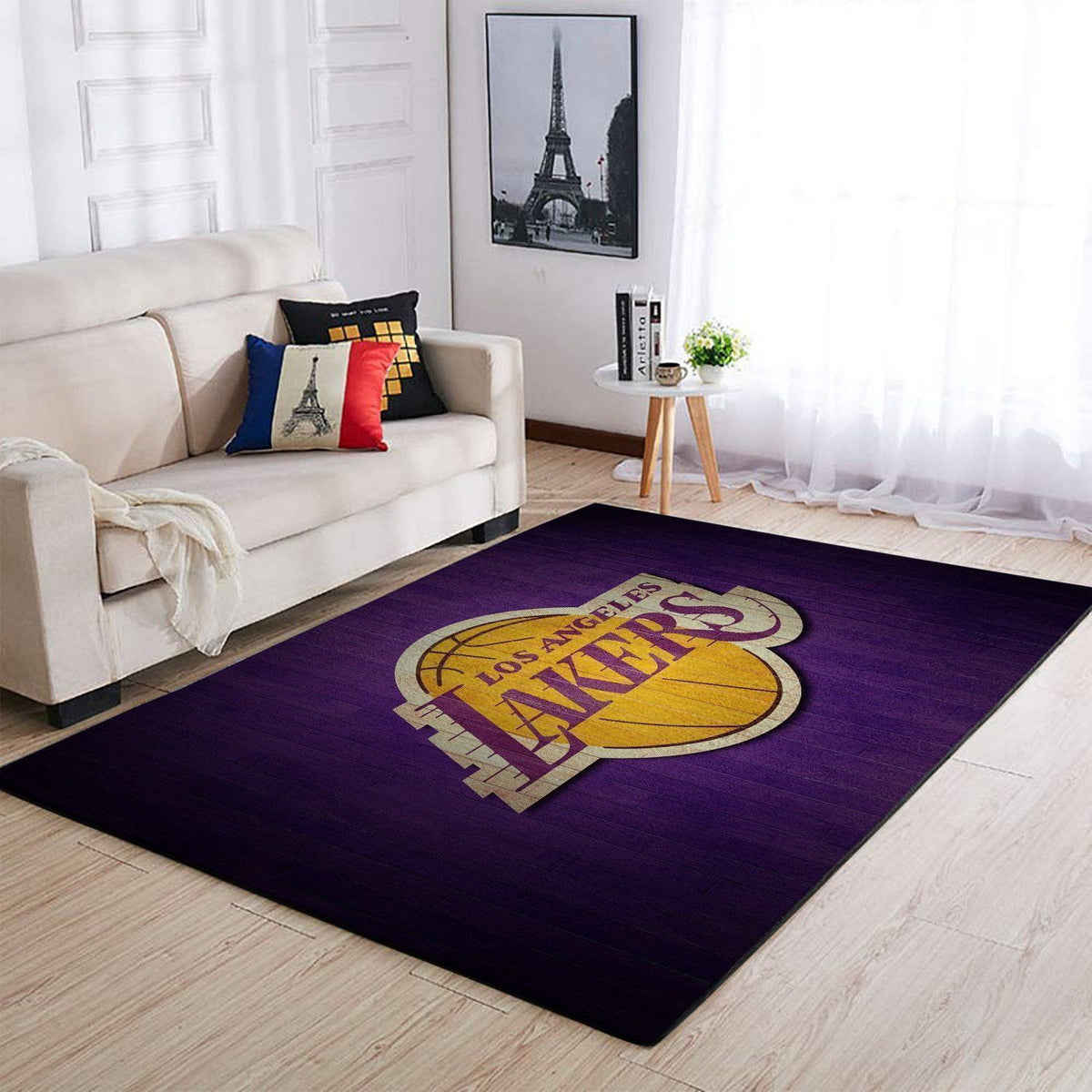 Los Angeles Lakers Bereich NBA-Basketballteam Logo033 Teppich, Teppiche - Outdoor Teppich, Teppich Wohnzimmer, Küchenteppich, Kinderzimmer, Modern