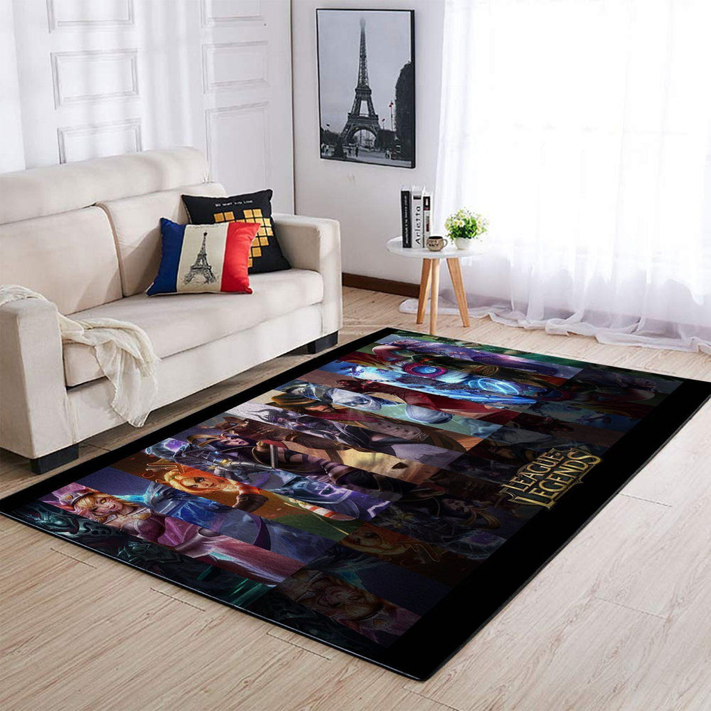 League of Legends Bereich Gaming Gamer 003 Teppich, Teppiche - Outdoor Teppich, Teppich Wohnzimmer, Küchenteppich, Kinderzimmer, Modern