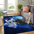 Jack Skellington Splatter Halloween Rectangle Nightmare Before Christmas Teppich, Teppiche - Outdoor Teppich, Teppich Wohnzimmer, Küchenteppich, Kinderzimmer, Modern