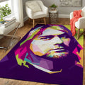 Kurt Cobain Musikplayer Teppich, Teppiche - Outdoor Teppich, Teppich Wohnzimmer, Küchenteppich, Kinderzimmer, Modern