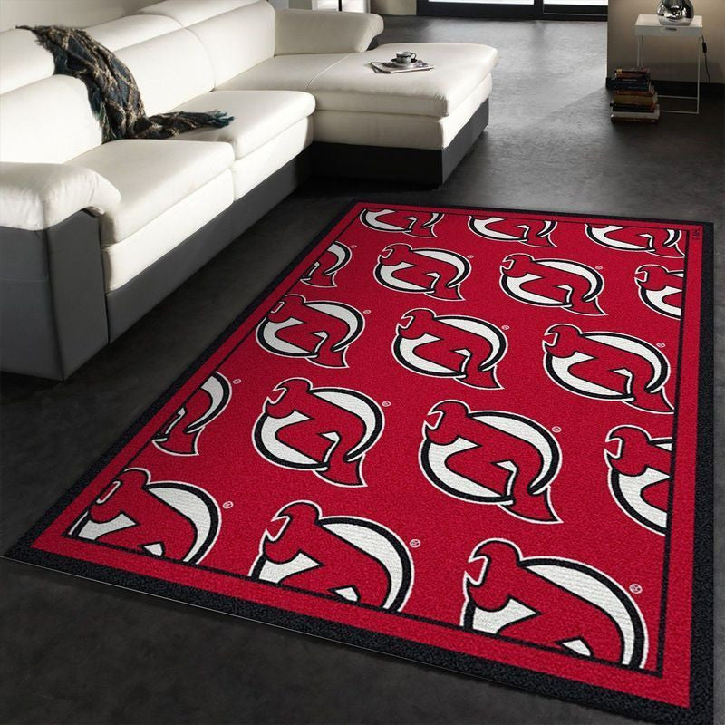 Nhl Wiederholen Sie die New Jersey Devils Teppich, Teppiche - Outdoor Teppich, Teppich Wohnzimmer, Küchenteppich, Kinderzimmer, Modern