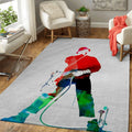 Ll Cool J Aquarell Musiklegenden Teppich, Teppiche - Outdoor Teppich, Teppich Wohnzimmer, Küchenteppich, Kinderzimmer, Modern