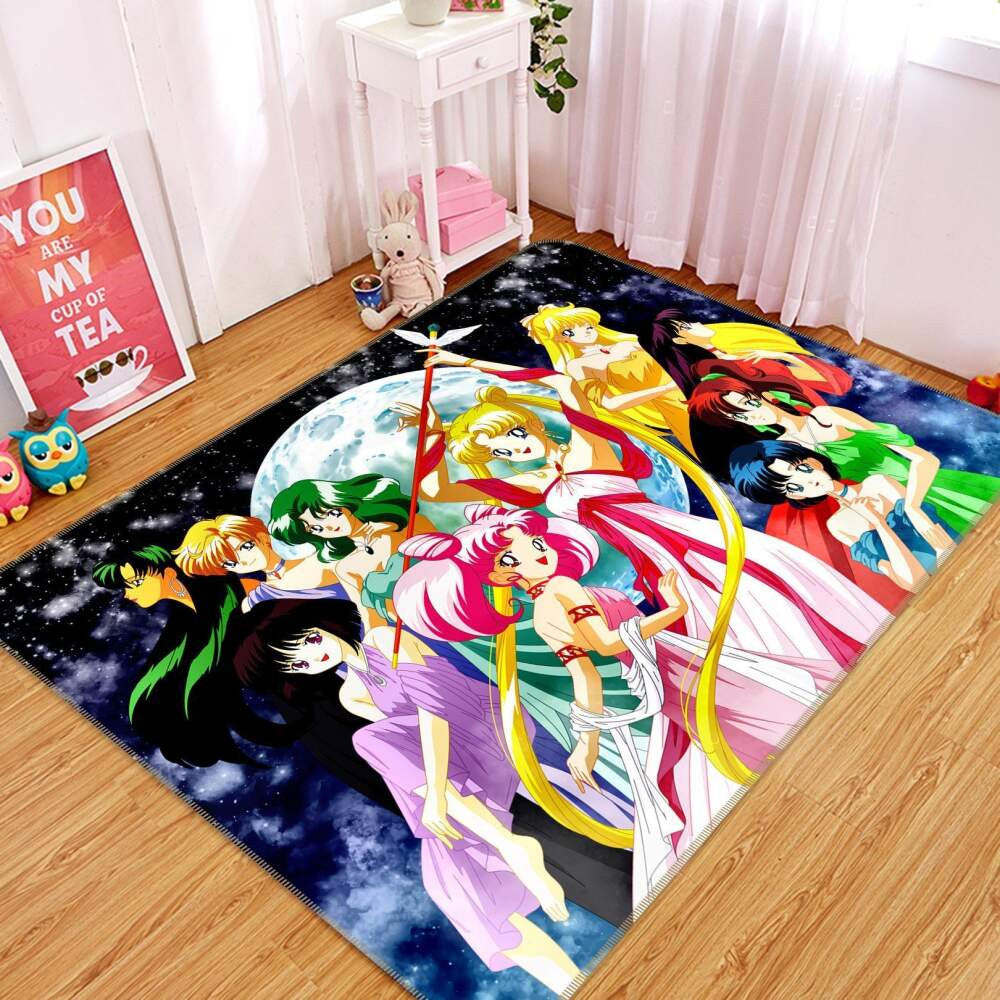 Sailor Moon Anime 2 Teppich, Teppiche - Outdoor Teppich, Teppich Wohnzimmer, Küchenteppich, Kinderzimmer, Modern