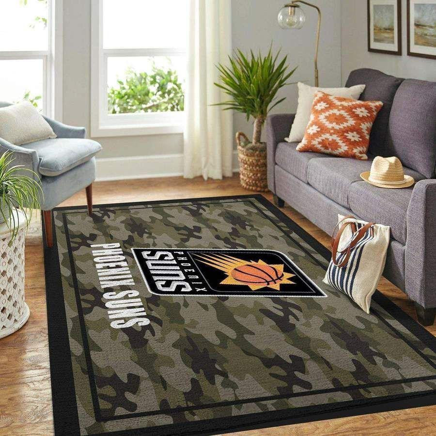 Phoenix Suns Area NBA-Basketballteam Logo002 Teppich, Teppiche - Outdoor Teppich, Teppich Wohnzimmer, Küchenteppich, Kinderzimmer, Modern