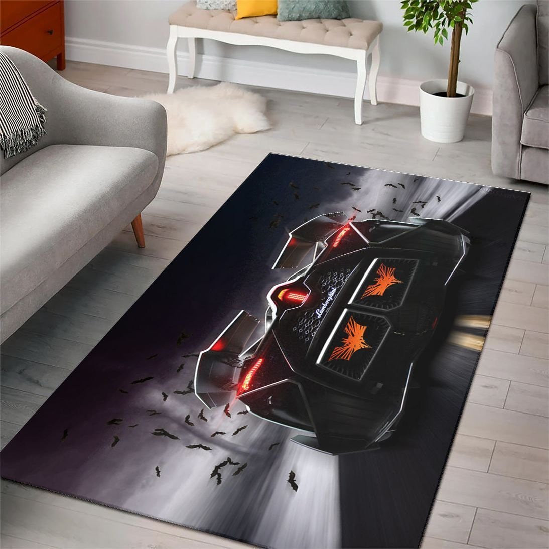 Lamborghini Veneno Super Cars Fn200238 Bereich Teppich, Teppiche - Outdoor Teppich, Teppich Wohnzimmer, Küchenteppich, Kinderzimmer, Modern